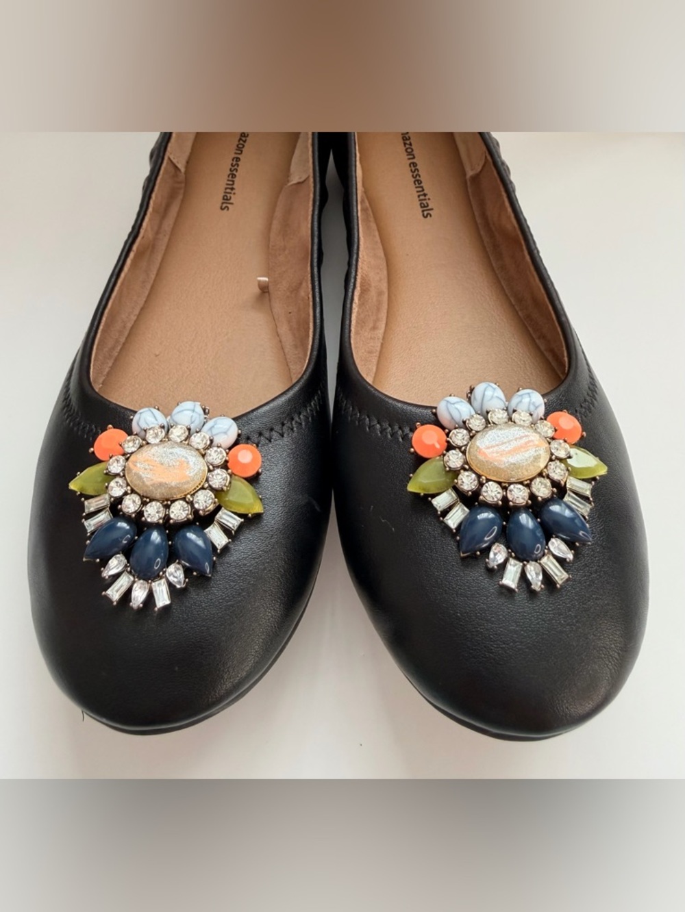 Vintage Upcycled French shoe clips mid century